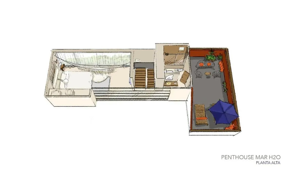 Stylish Luxe Penthouse - Exclusive Gated Community Villa Playa del Carmen 0*,  Mexico